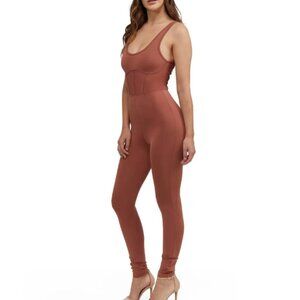Bebe Women's Mesh Detail Catsuit - M